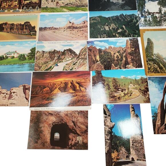 17 South Dakota Postcards Vintage Lot Variety Ephemera Lot - Picture 4 of 6